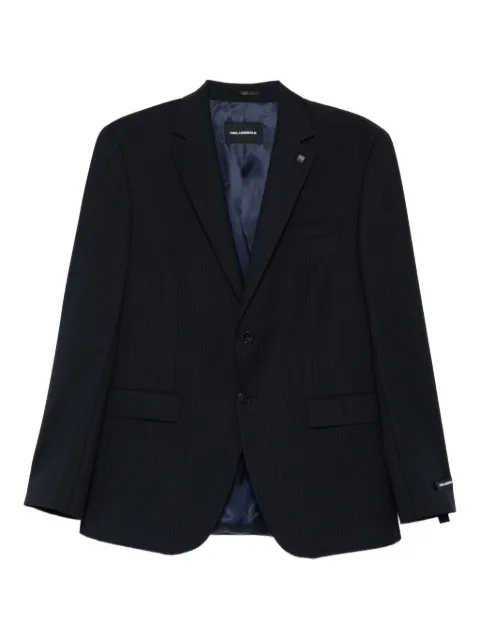Karl Lagerfeld pinstripe two-button blazer