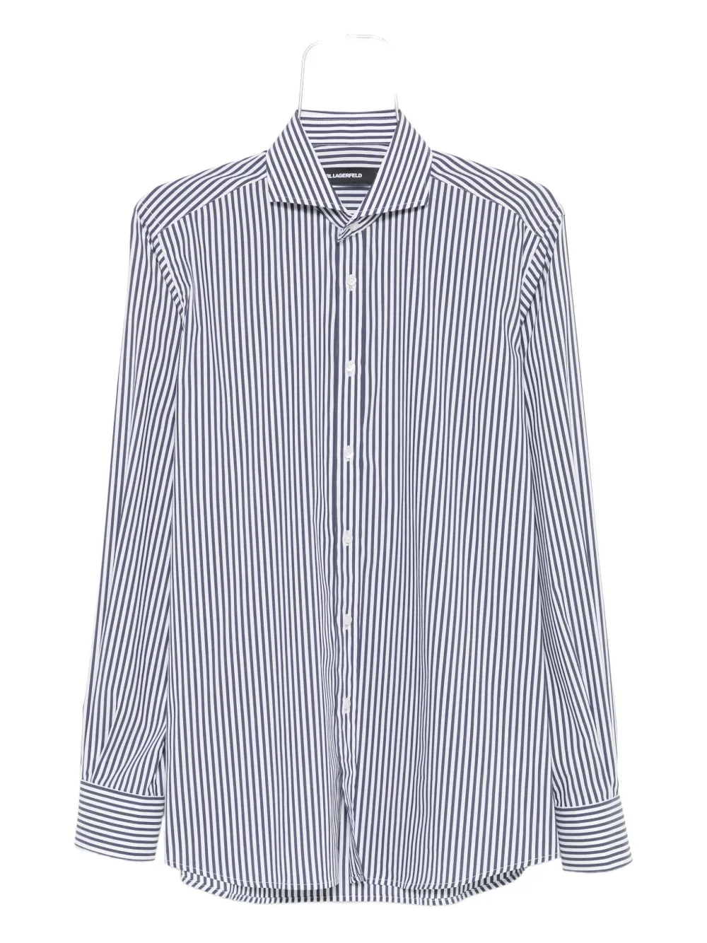 Karl Lagerfeld striped cotton shirt | Blue | Image 1