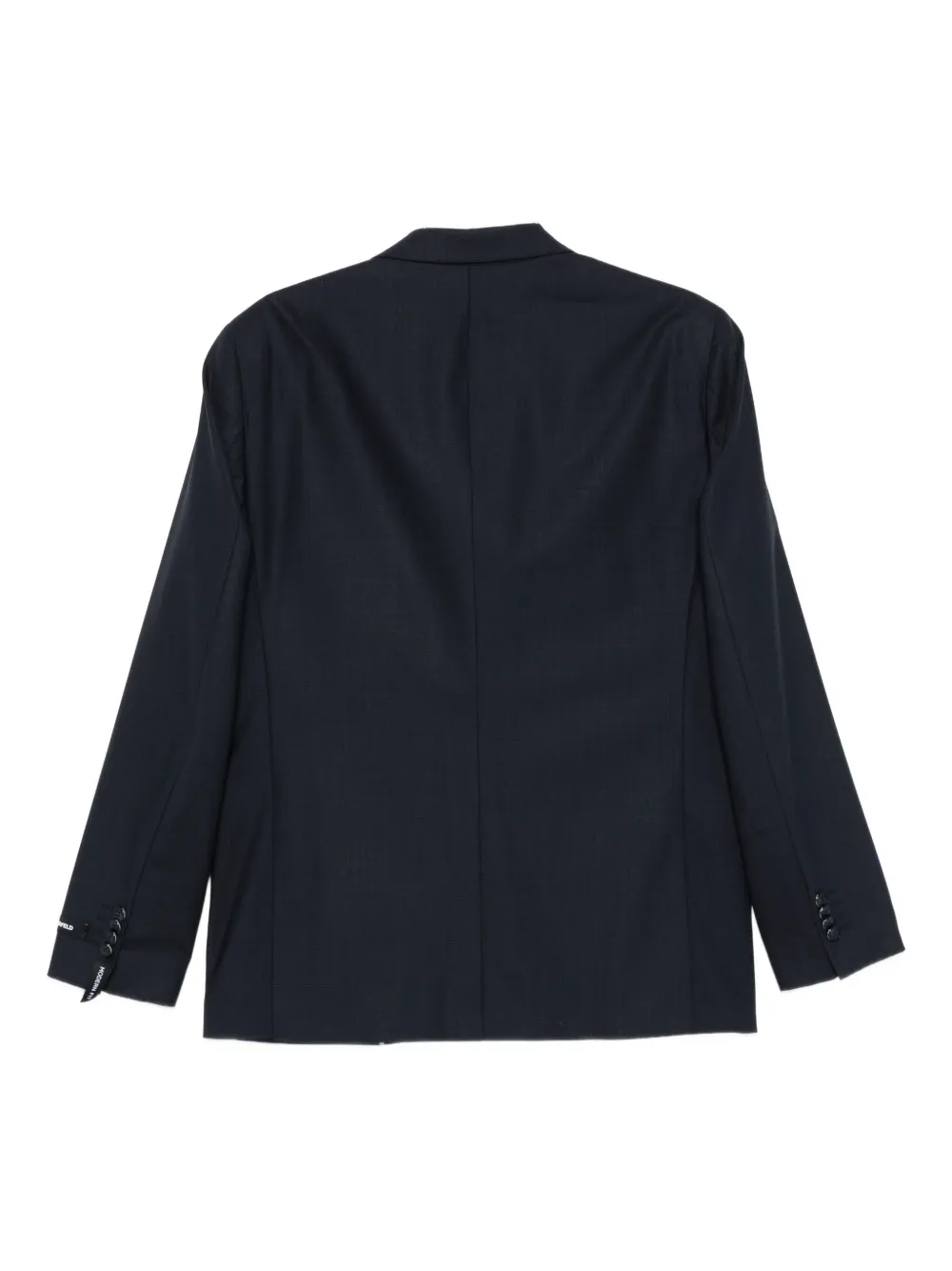 Karl Lagerfeld three-button jacket Blauw