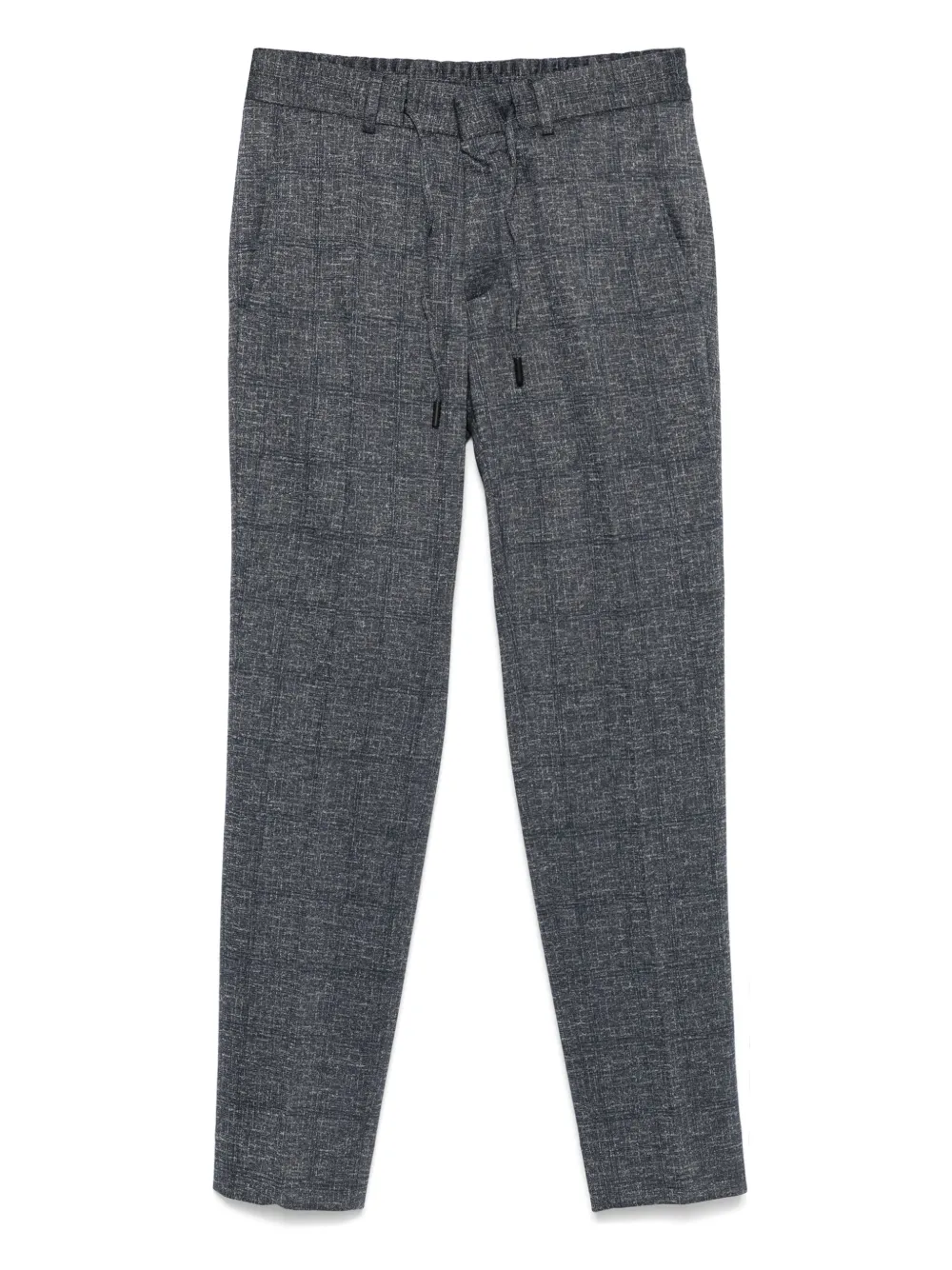 Karl Lagerfeld textured drawstring trousers | Blue | Image 1