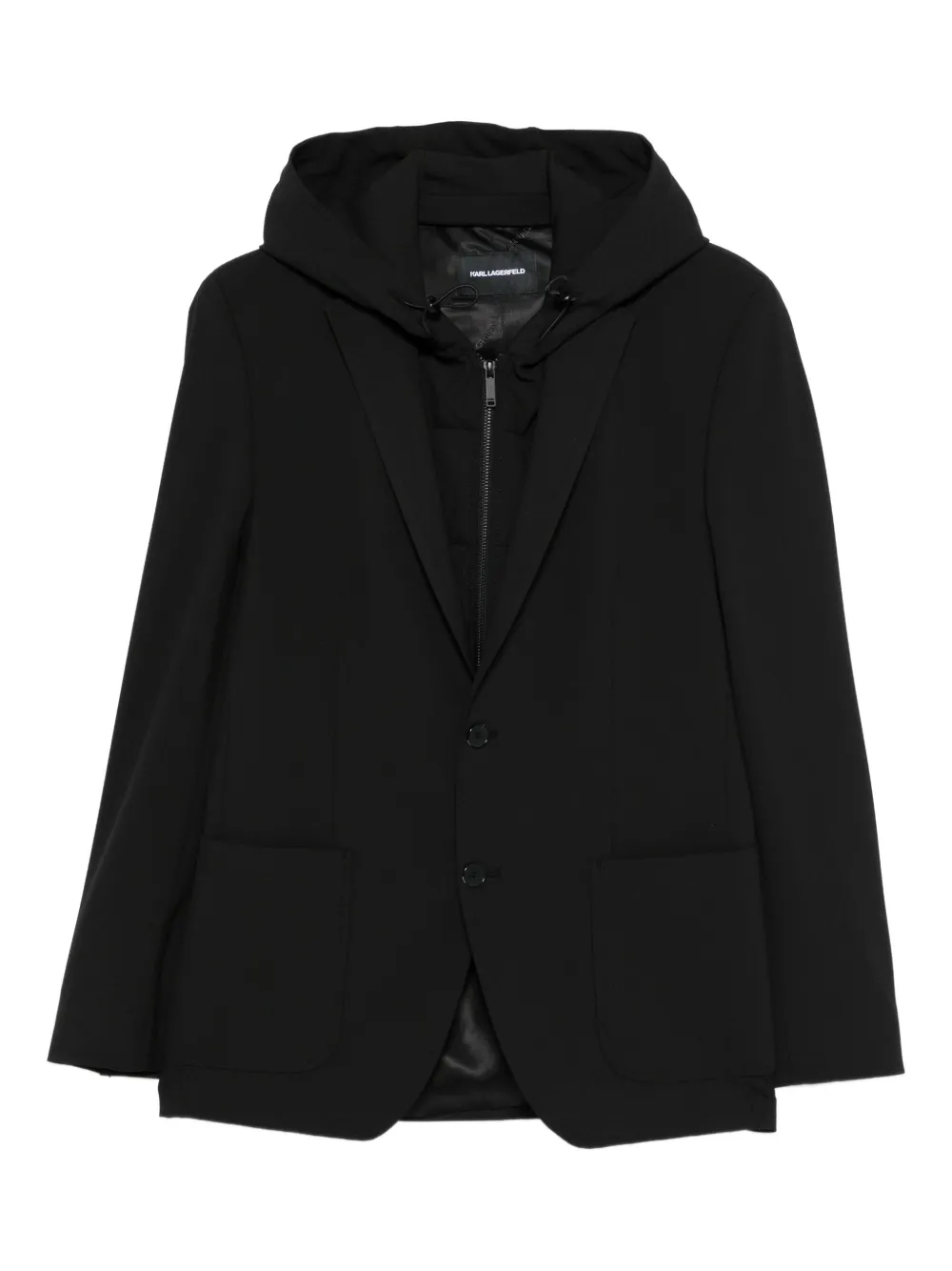 Karl Lagerfeld hooded blazer | Black | Image 1