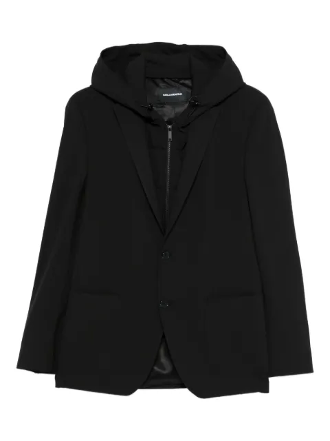 Karl Lagerfeld hooded blazer