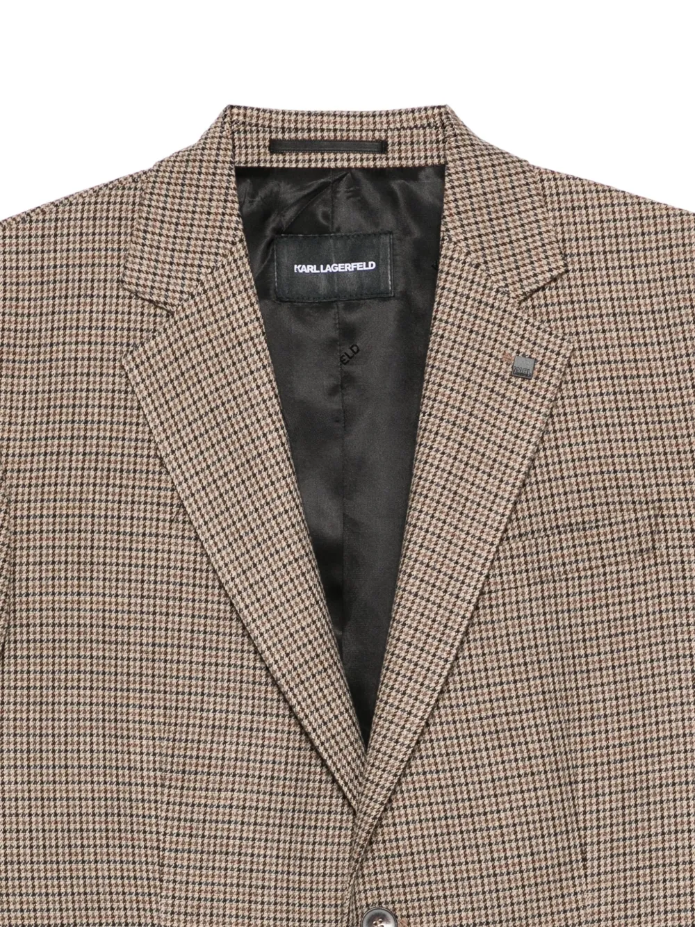 Karl Lagerfeld Geruit jack Bruin