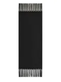 Taller Marmo Babe fringe-trimmed stole - Black