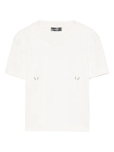 Mugler T-Shirt mit Piercing
