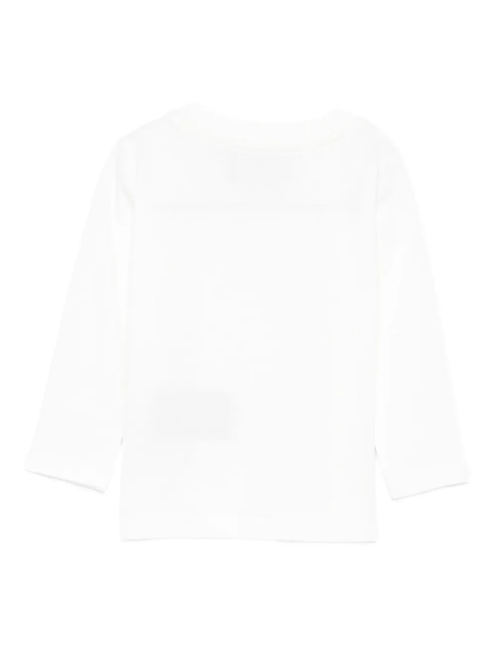 John Richmond Junior logo-print cotton top Wit