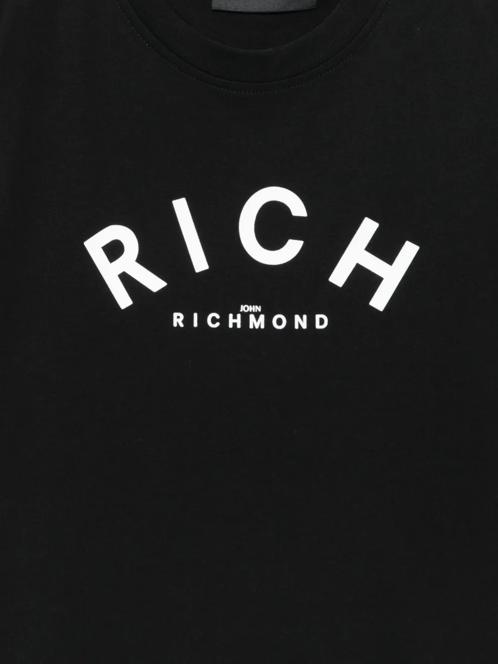 John Richmond Junior logo-print t-shirt Zwart