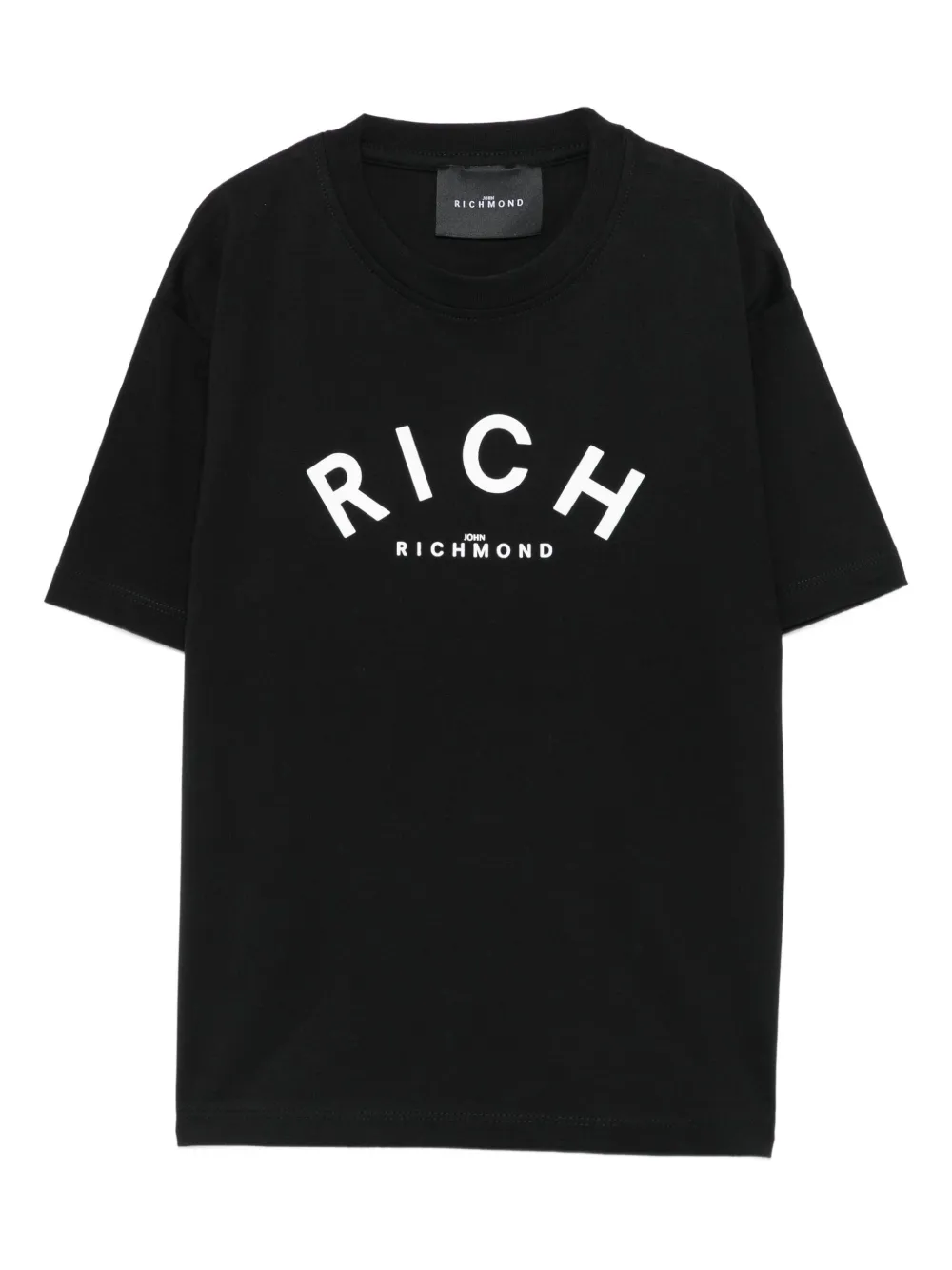 John Richmond Junior logo-print t-shirt Zwart
