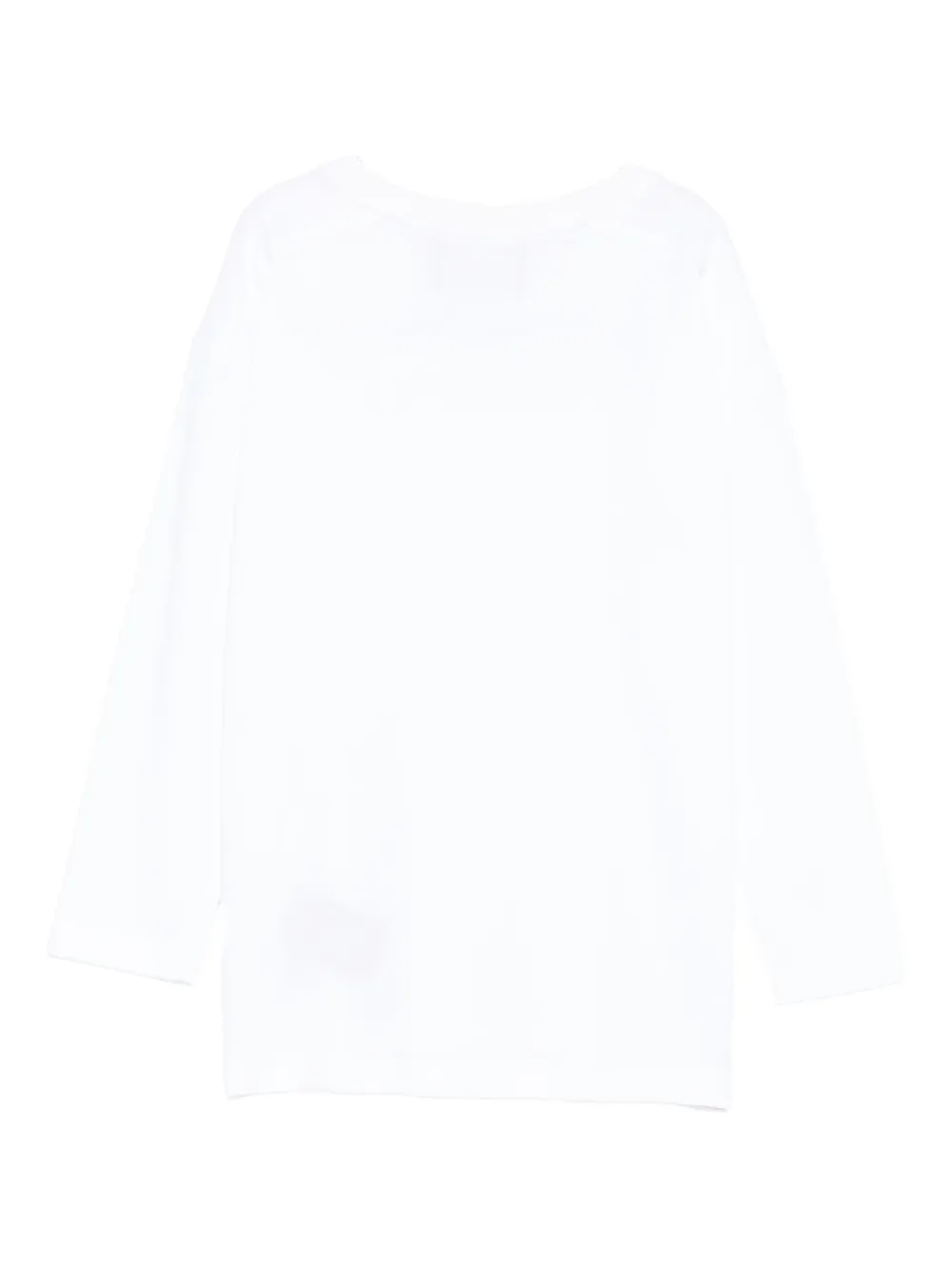 John Richmond Junior logo-print long-sleeve top Wit