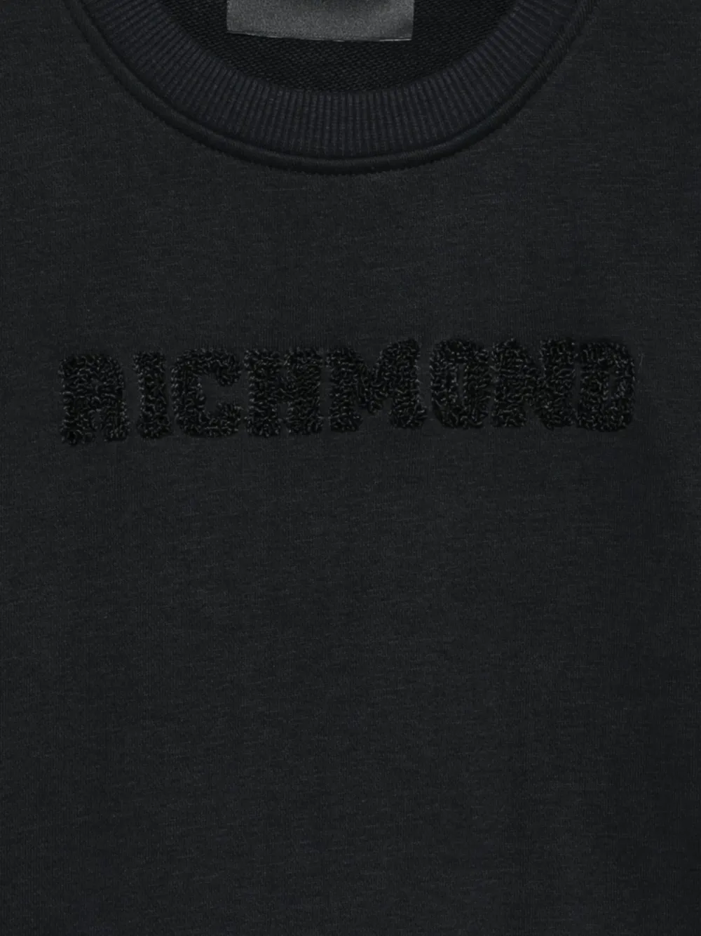 John Richmond Junior embroidered-logo sweatshirt Zwart