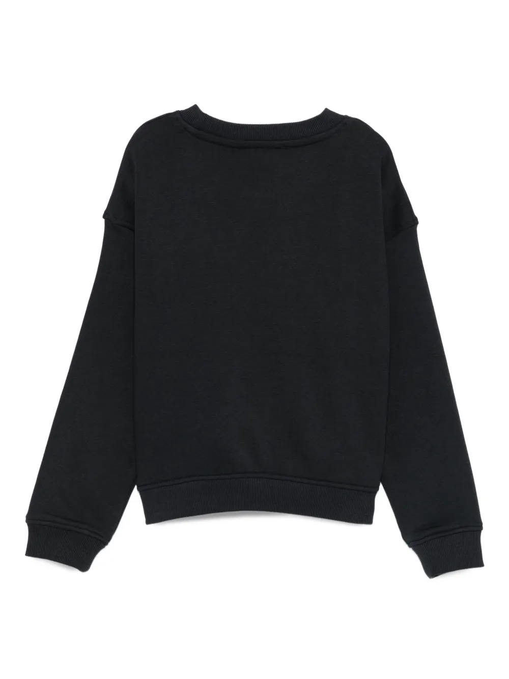 John Richmond Junior embroidered-logo sweatshirt Zwart