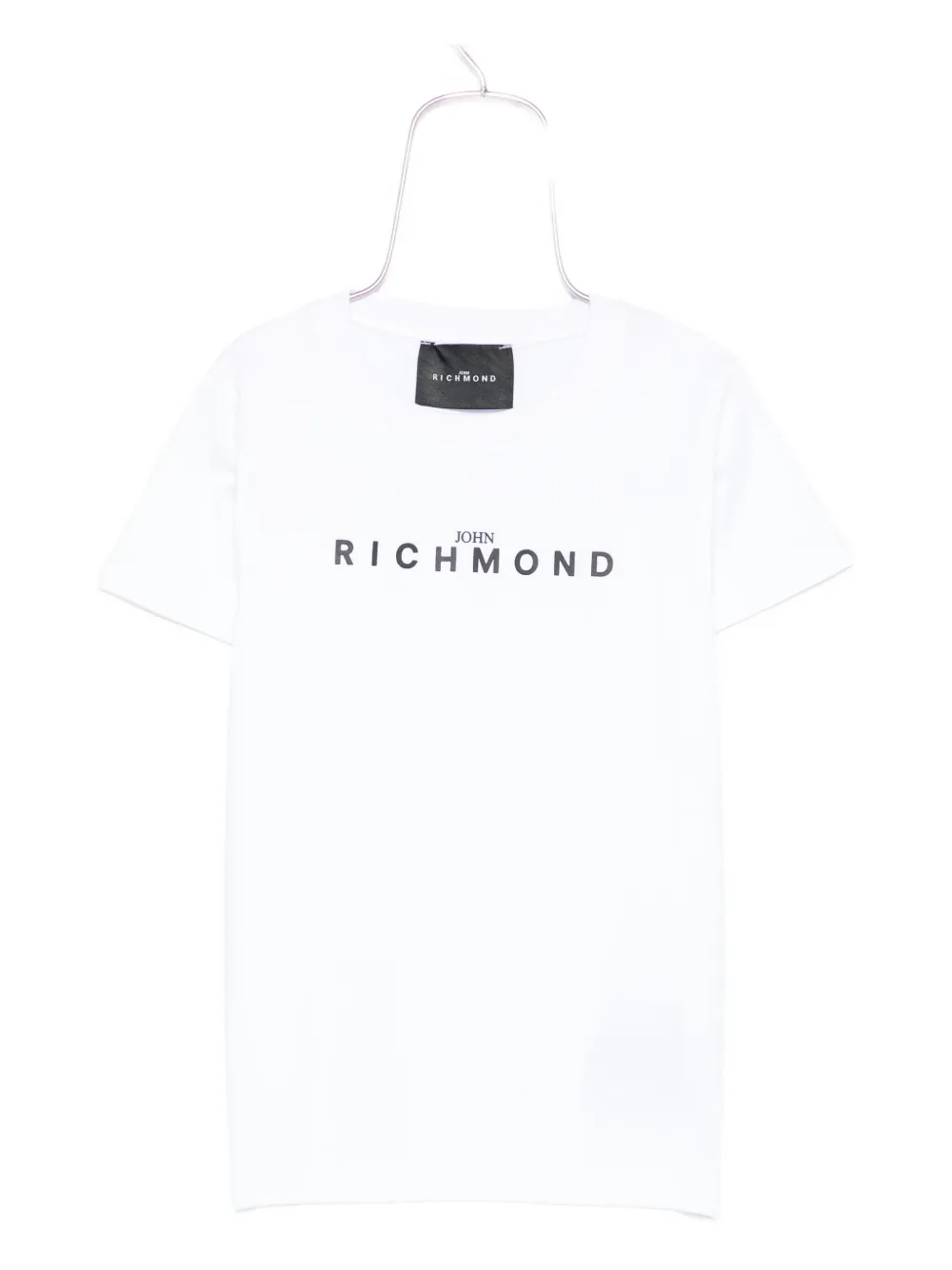 John Richmond Junior logo-print cotton T-shirt Wit