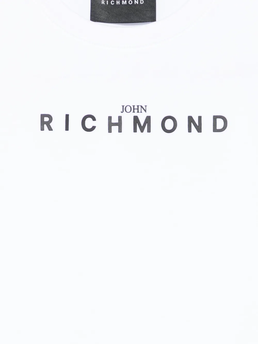 John Richmond Junior logo-print cotton T-shirt Wit