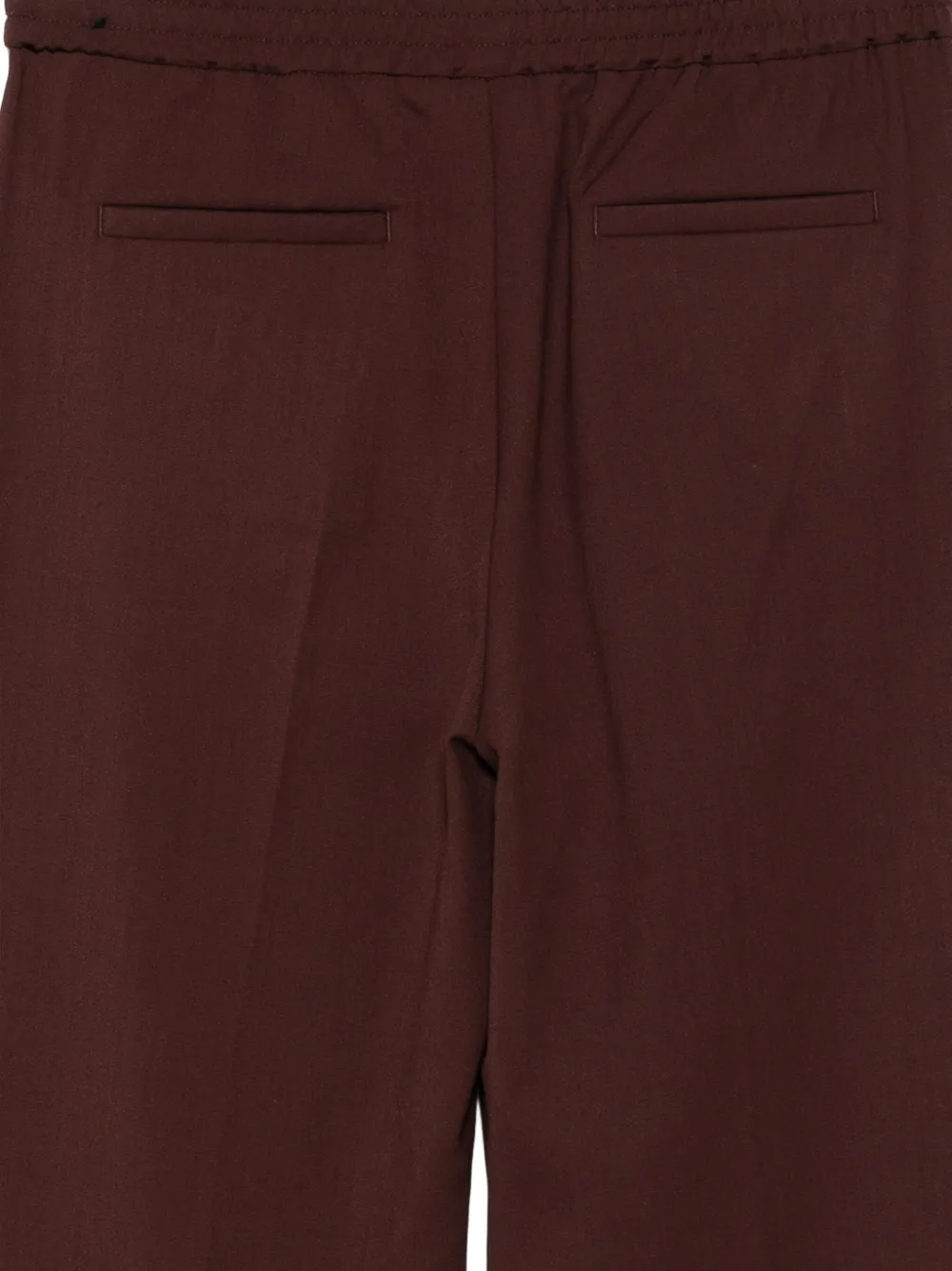 Weekend Max Mara Elasticated-waist Pants In Brown