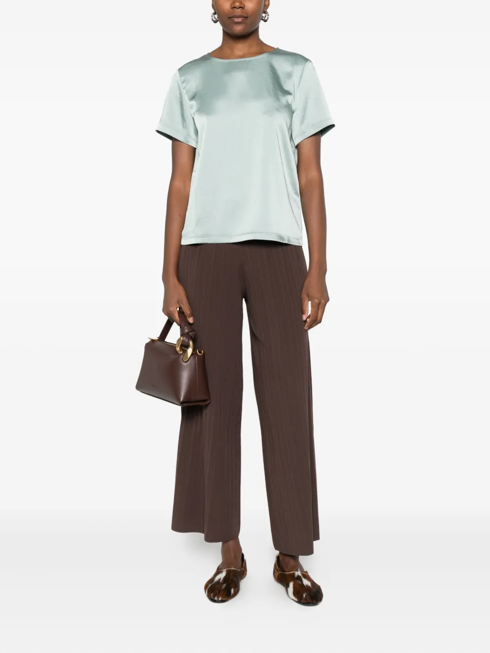 Weekend Max Mara satin top - Groen