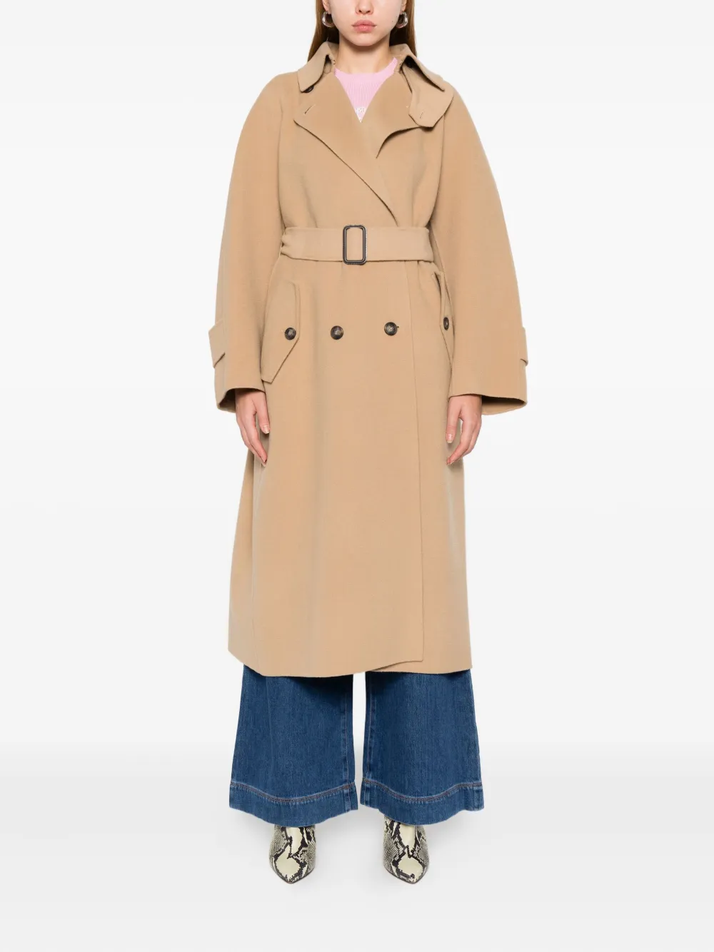 Weekend Max Mara virgin wool double-breasted coat | Double Breasted & Peacoats | Image 2