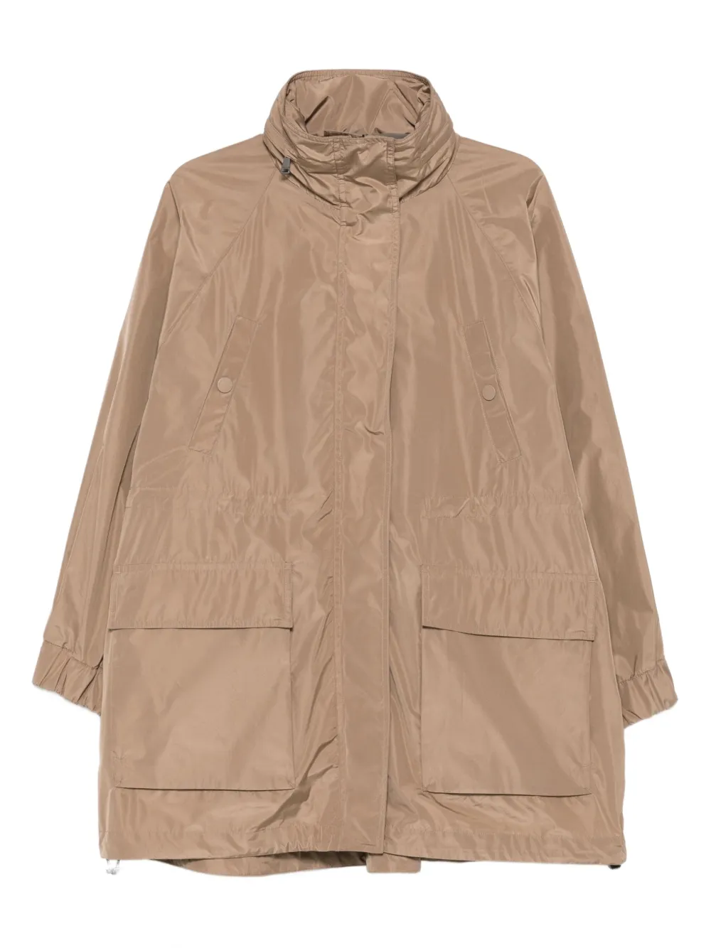 Weekend Max Mara flap-pocket parka coat | Brown | Image 1
