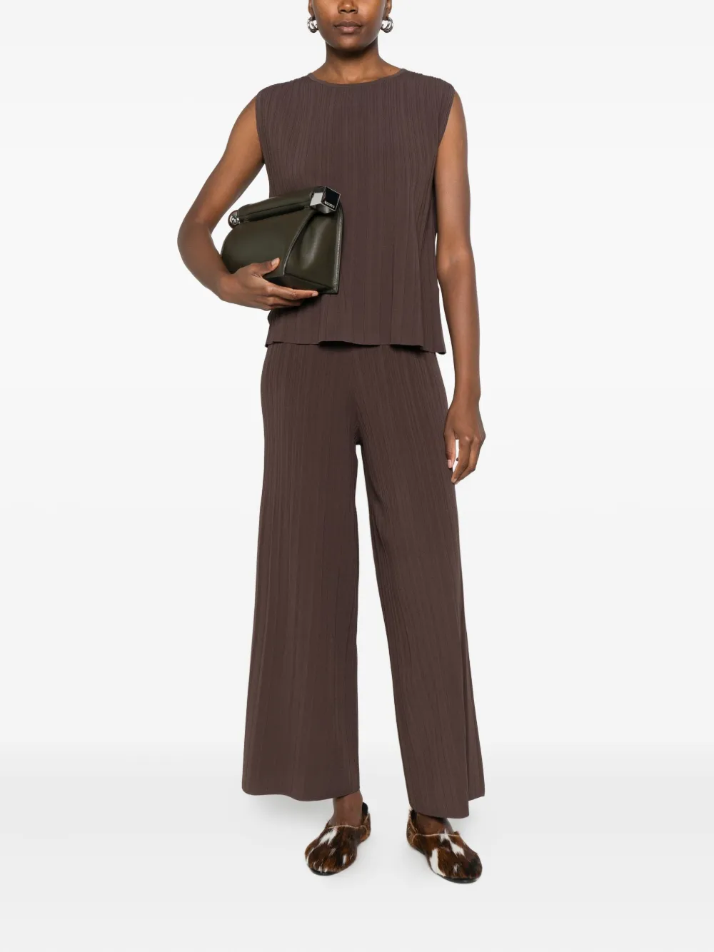 Weekend Max Mara plissé-pleated trousers | Pantaloni crop | Image 2