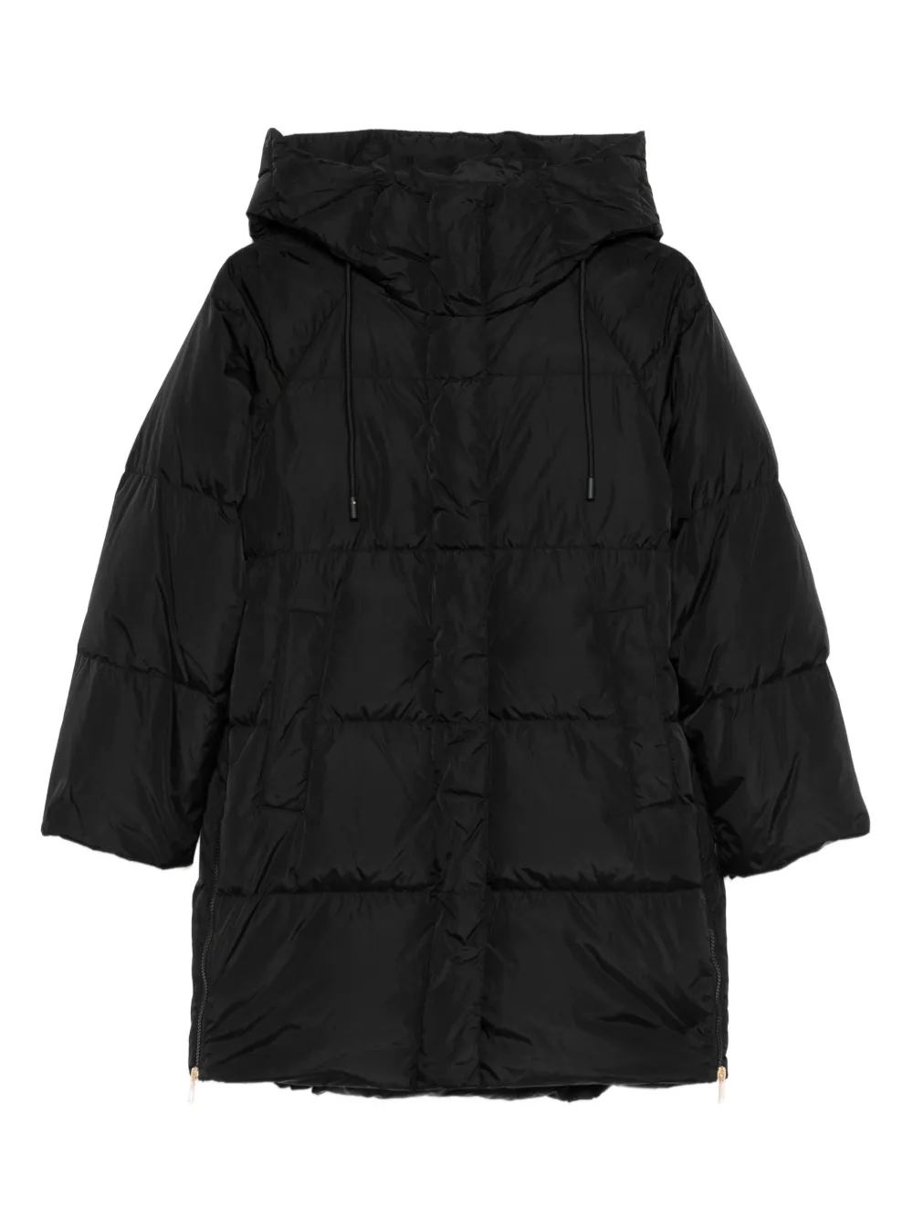 Weekend Max Mara abrigo capitonado con capucha | negro | Image 1