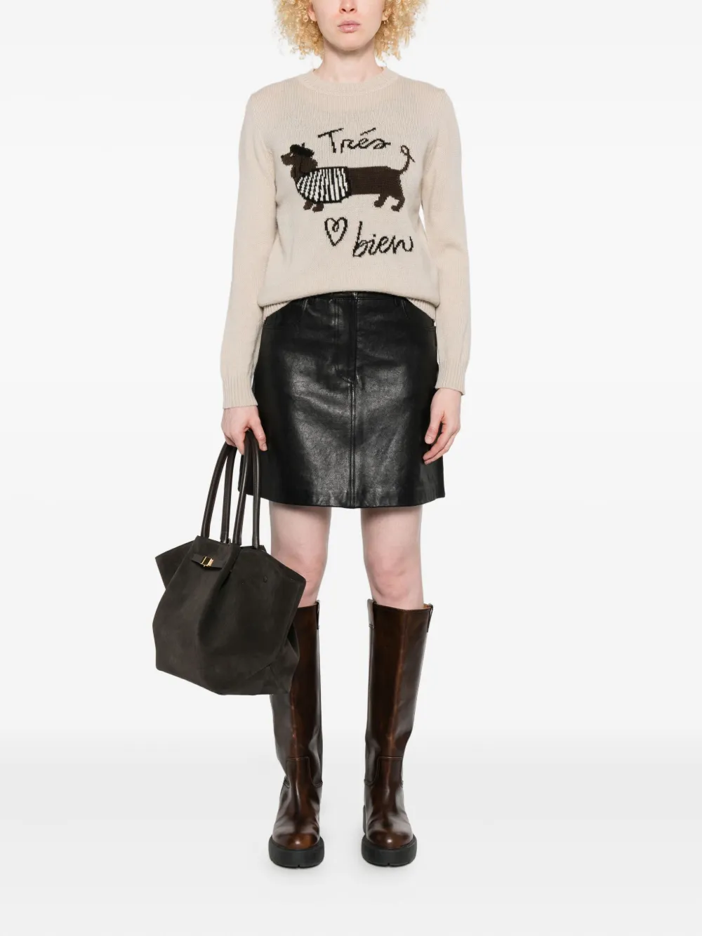 Weekend Max Mara embroidered crew-neck sweater | Sweaters | Image 2