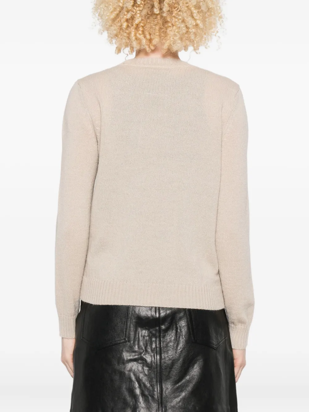 Weekend Max Mara Graphic Design Crew Neck Sleeveless Top In Neutral