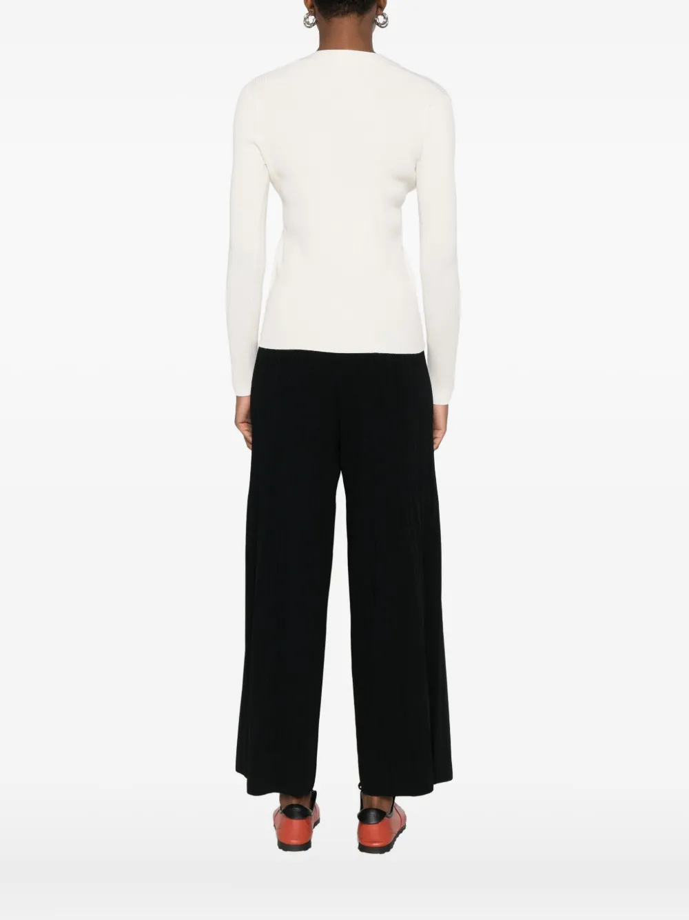 Weekend Max Mara Ribbed-knit Cardigan In Neutral