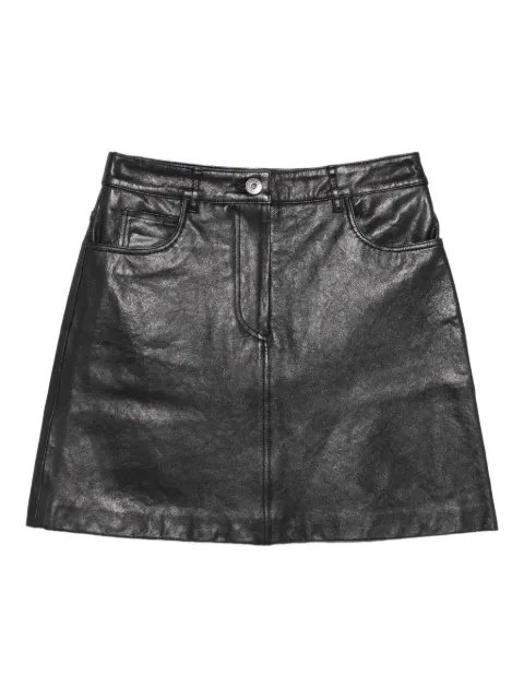 Weekend Max Mara leather pocket mini skirt