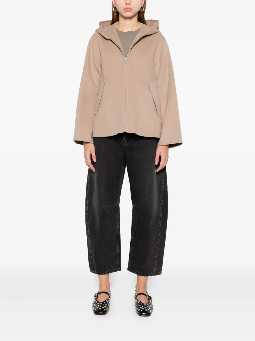 Weekend Max Mara Jeans met wijde pijpen - Zwart