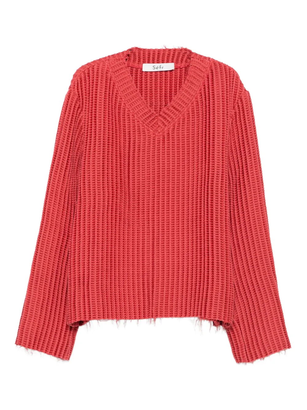 Agustin waffle-knit sweater