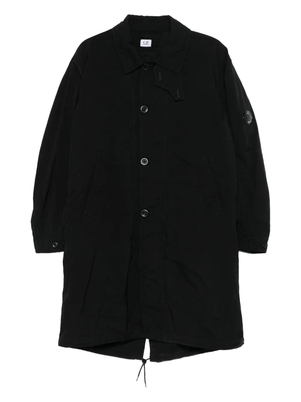C.P. Company button-fastening Lens-detail coat | Black | Image 1