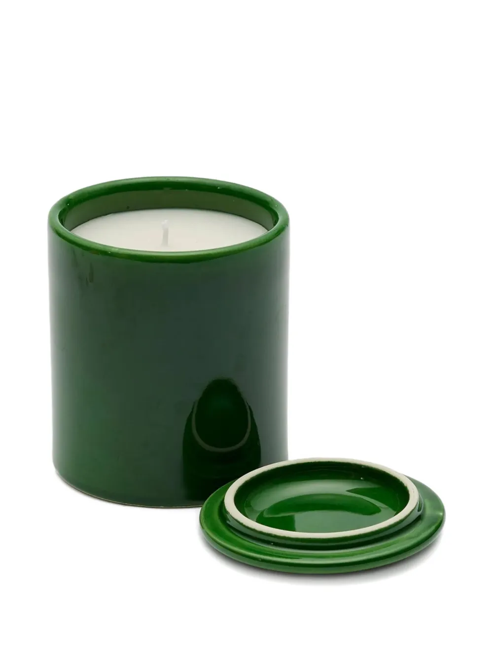 C'era Fragrance Erba Tumb Ceramic Lidded Candle (250g) In Green