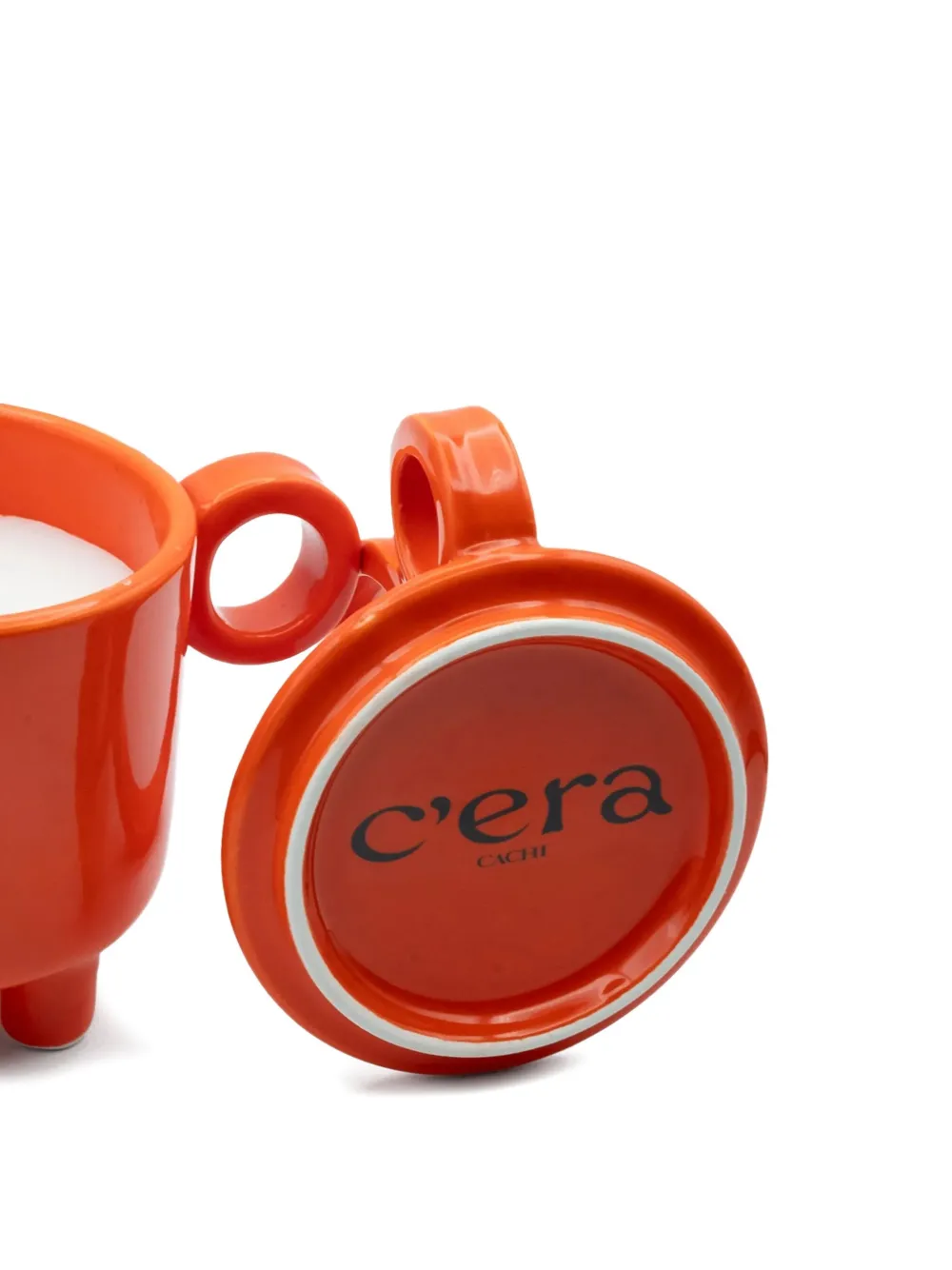 C'era Fragrance Aria Cup kaars met ronde handgreep - Oranje