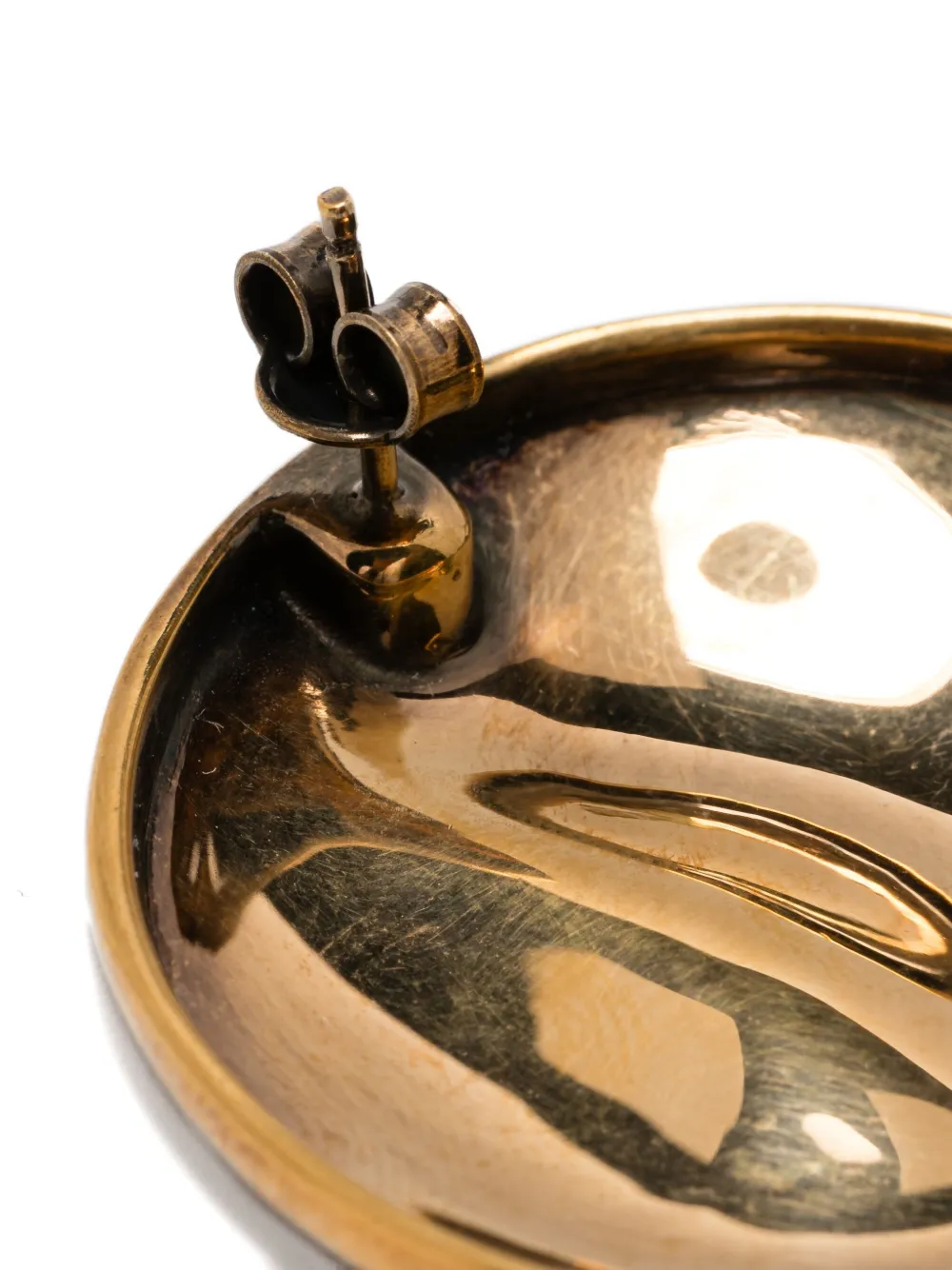 Golden Goose Disc Earrings In Gold