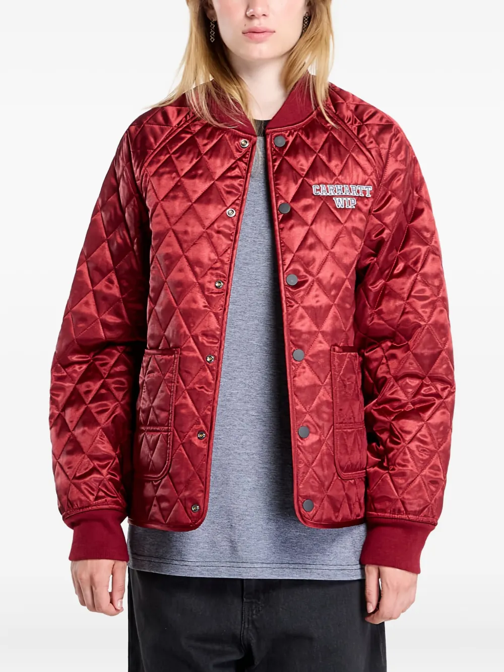 Carhartt WIP ロゴ ジャケット | レッド | FARFETCH JP