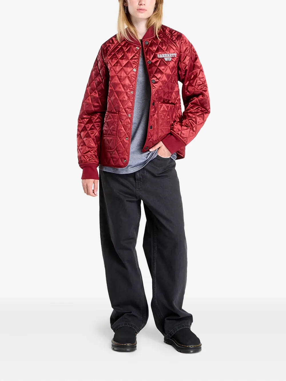 Carhartt WIP embroidered-logo jacket | Down Jackets | Image 2
