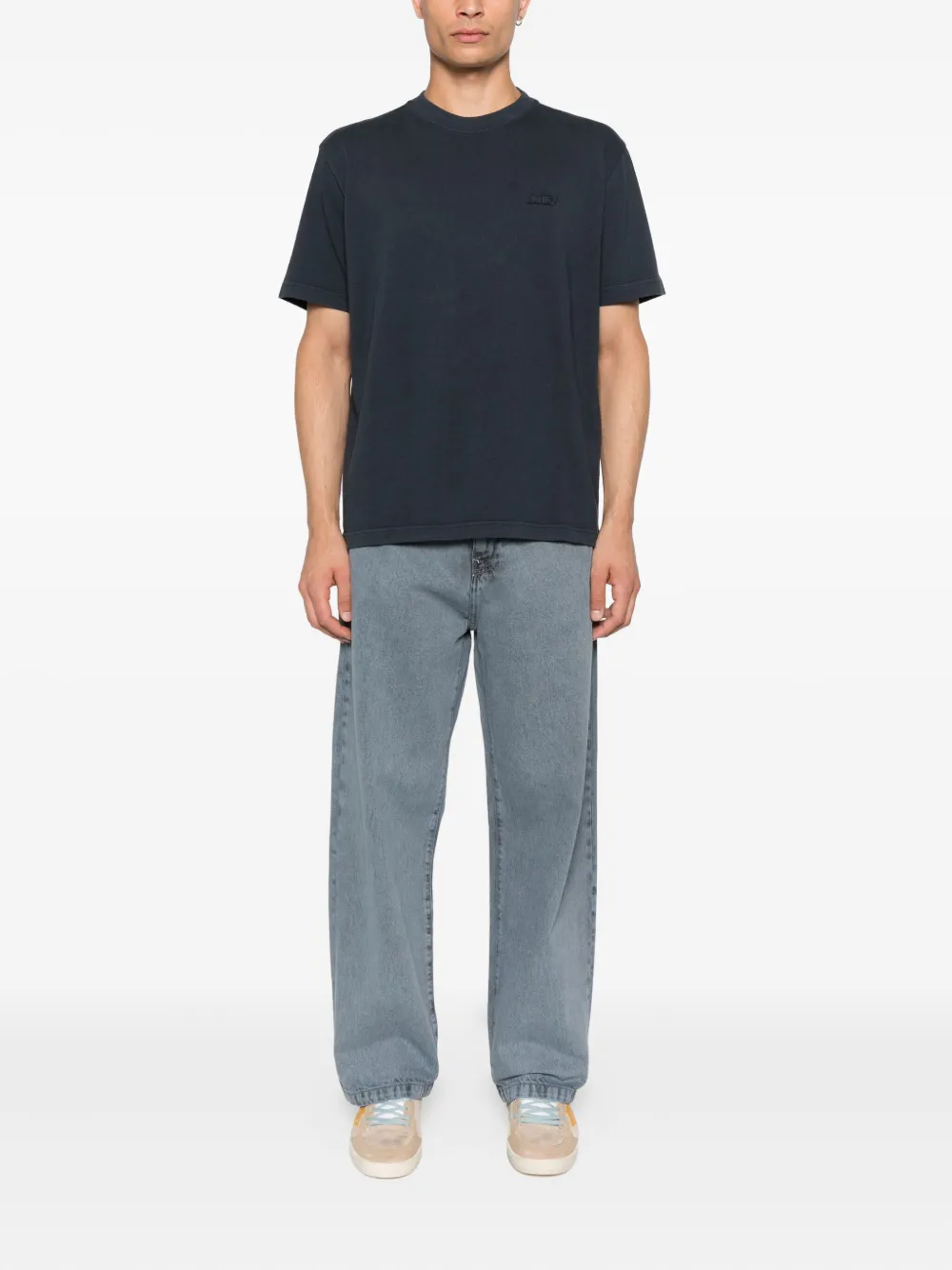 Carhartt WIP Landon jeans met logopatch Blauw