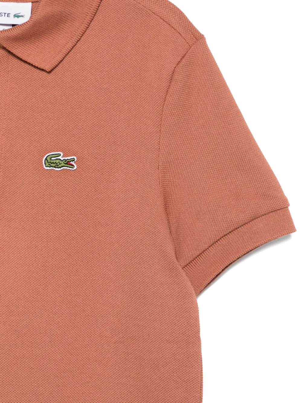 Lacoste Kids Poloshirt met logopatch Bruin