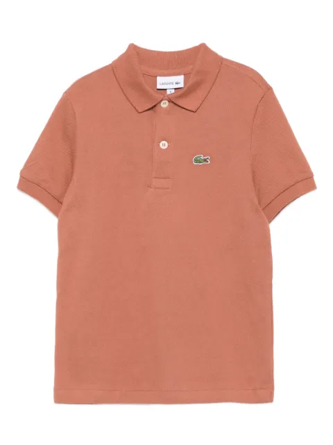 Lacoste Kids Camisa polo com patch de logo