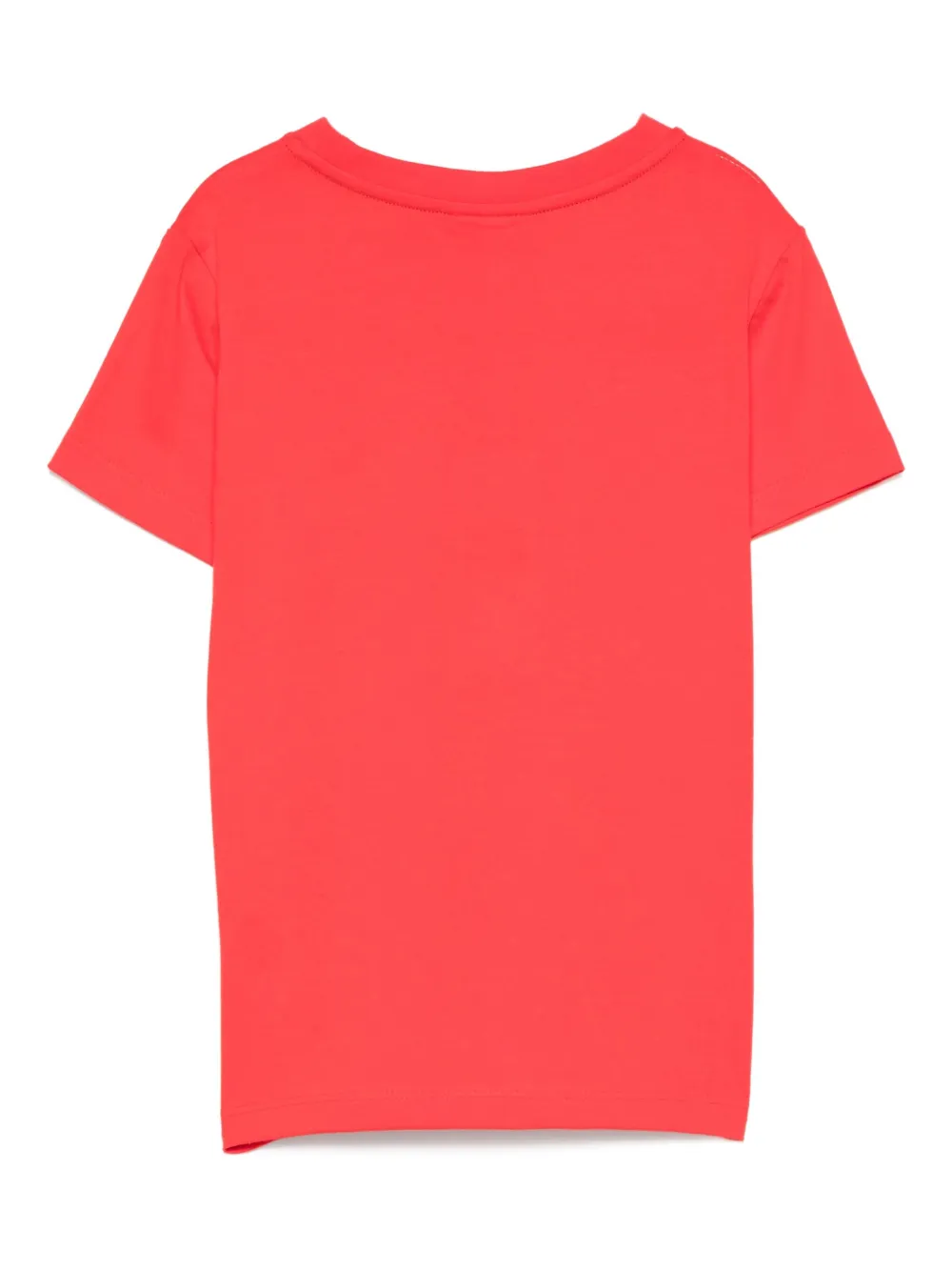 Lacoste Kids T-shirt met logopatch Rood