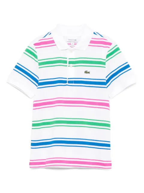 Lacoste Kids striped polo shirt
