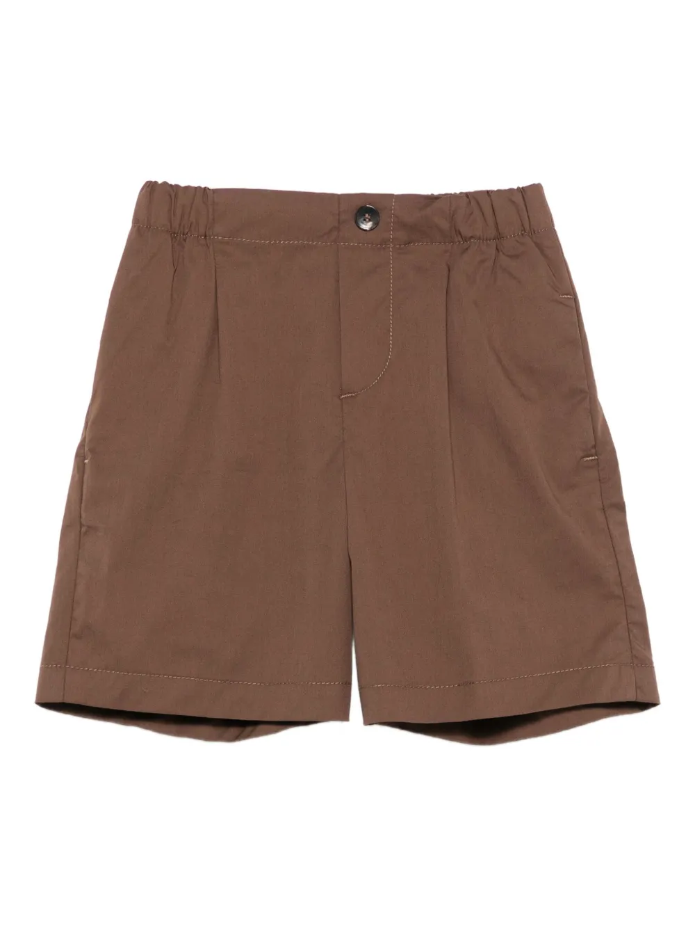 michael coal プリーツディテール ショートパンツ - ブラウン michael coal プリーツディテール ショートパンツ - ブラウン
