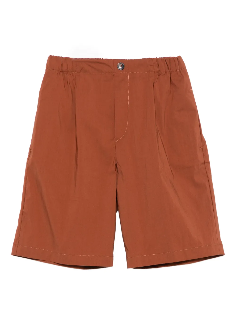 michael coal pleat-detail shorts | Brown | Image 1