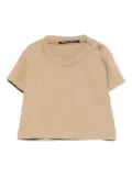 Album Di Famiglia Kids button-fastening cotton T-shirt - Neutrals