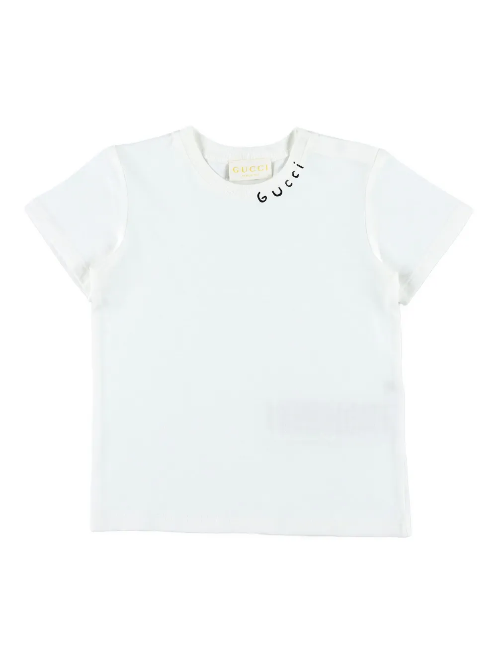 Gucci Kids T-shirt met grafische print Wit