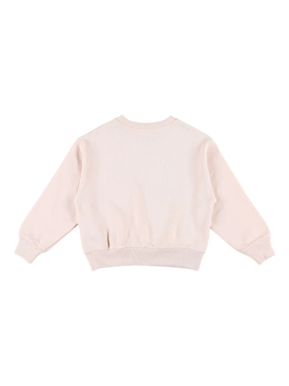 Gucci Kids logo-print cotton sweatshirt Roze