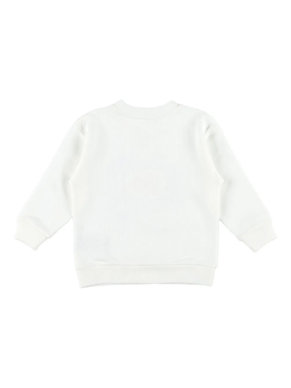 Gucci Kids printed-logo cotton sweatshirt Wit