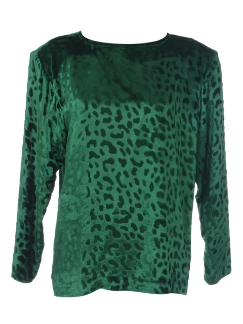 Saint Laurent Pre-Owned 1980s velvet blouse