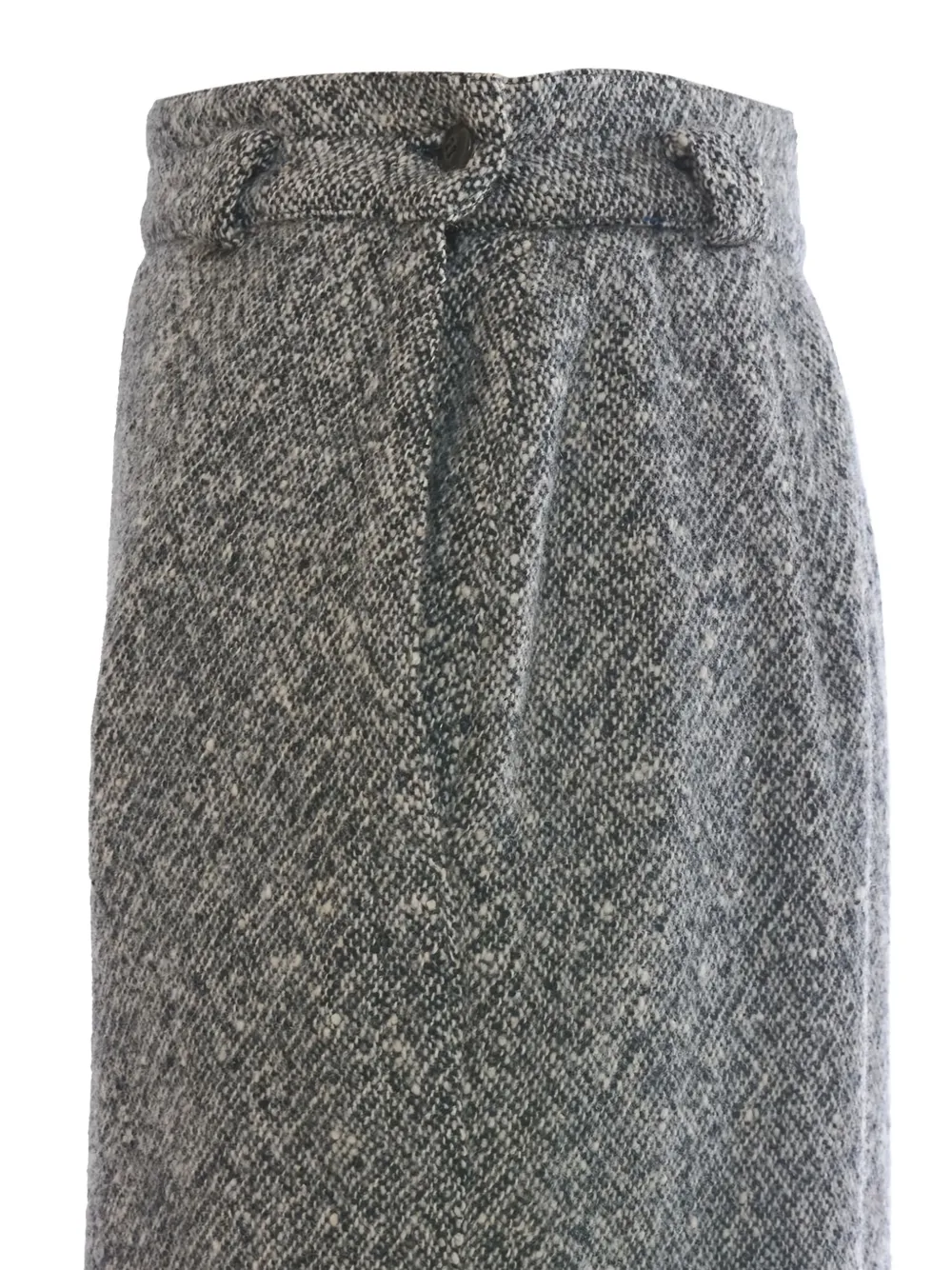 Versace Pre-Owned Tweed rok met zak - Grijs