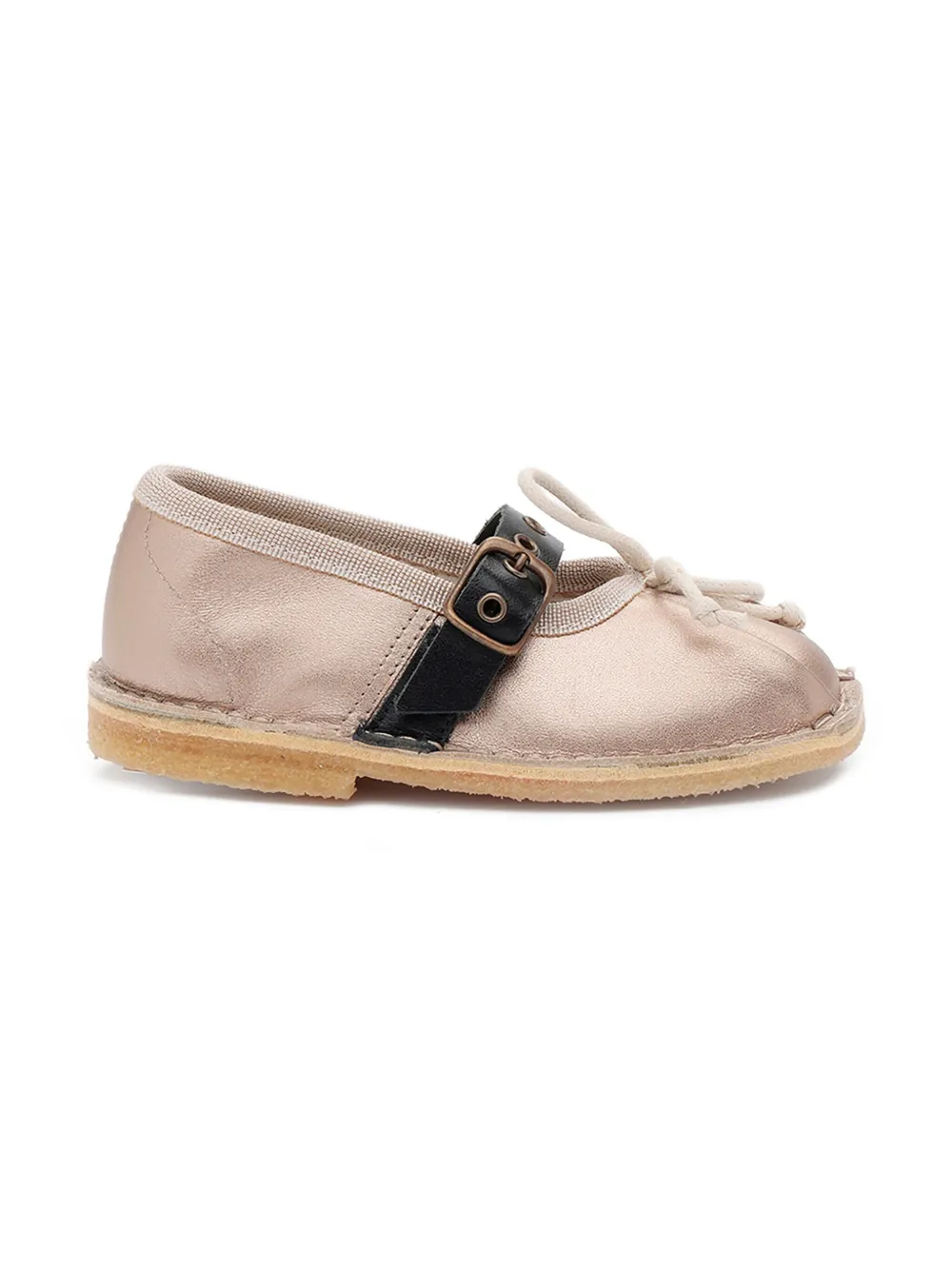 Pèpè buckle-strap ballerina shoes Neutrals