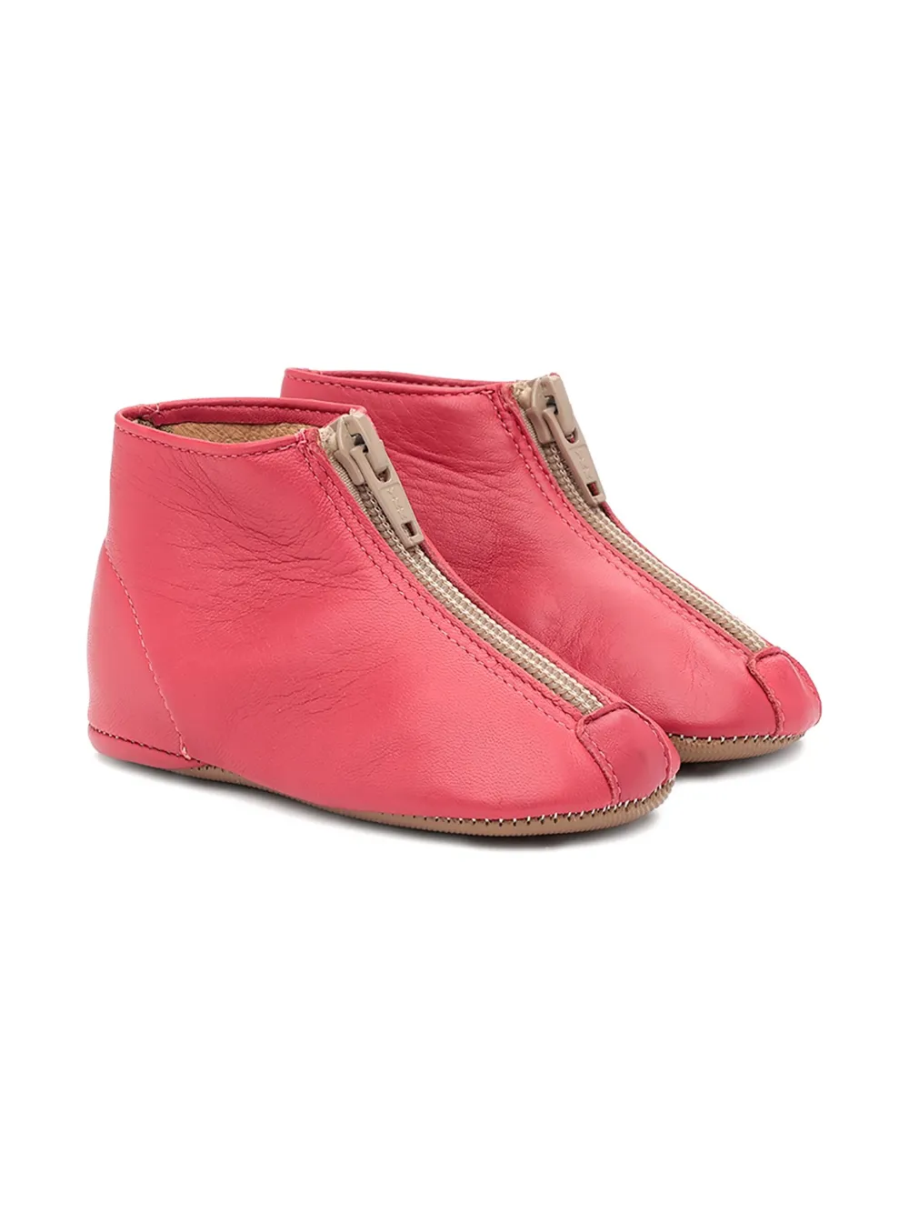 Pèpè Heritage Lucretia zip-front boots Pink